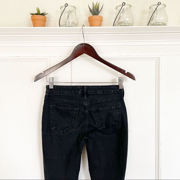 rich & skinny marilyn skinny jeans in tar black 26 - Picture 7 of 9